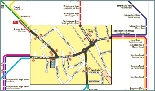 London Busses Map. interactive bus route map.
